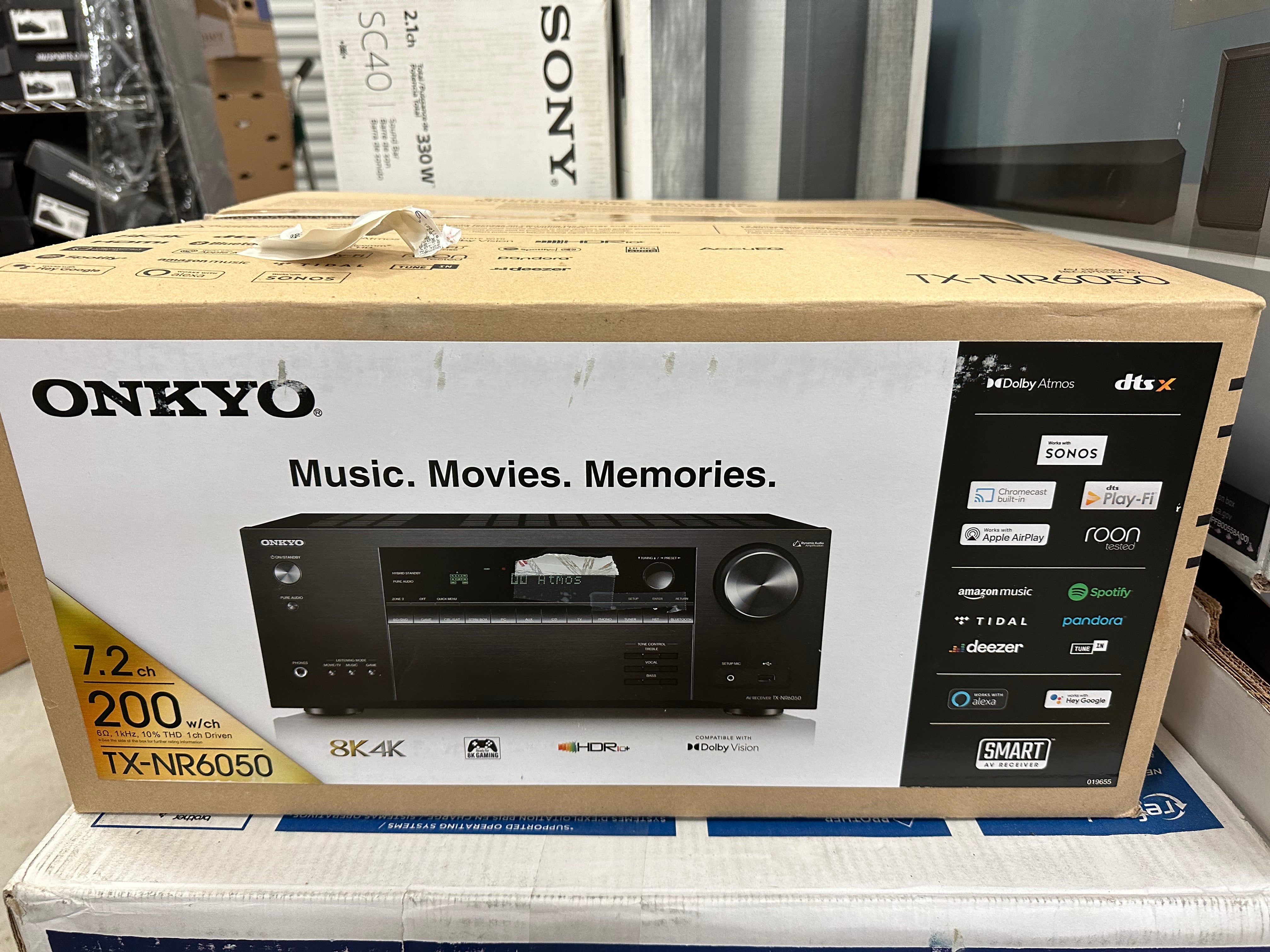 Onkyo TX-NR6050 7.2-Channel AV Receiver – Master Craters